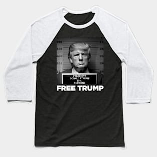 Free Donald Trump shot Baseball T-Shirt